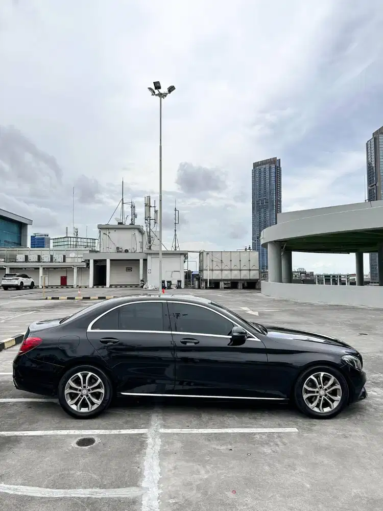 C200 Avantgarde 2015 Km 55rb Rare and Antik Black On Black