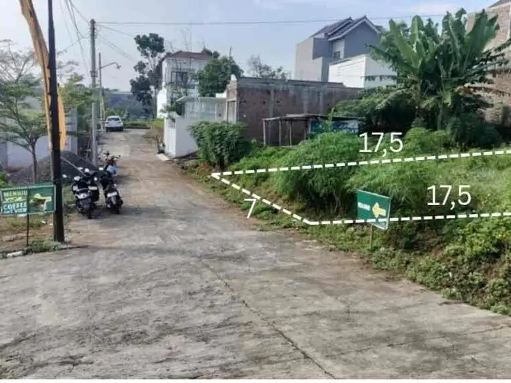 TANAH MURAH 120m2 STRATEGIS DEKAT UNNES GUNUNGPATI SEMARANG