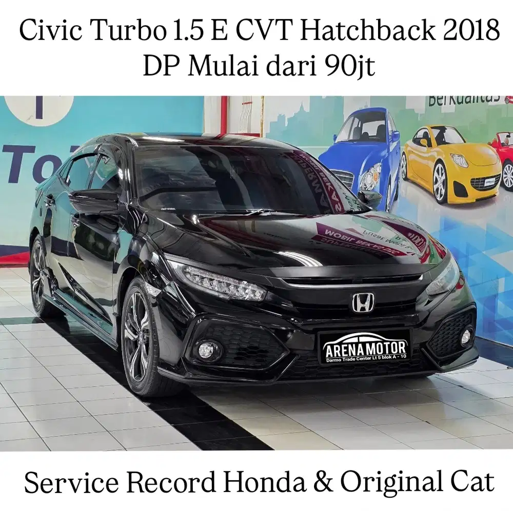 [KM 50rb] Civic Turbo E 2018 Hatchback Like New # Honda 1.5 HB CVT
