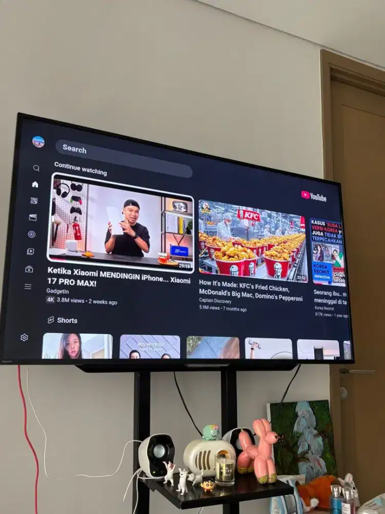 Tv led 32 inch bisa youtube mulus jarang pakai