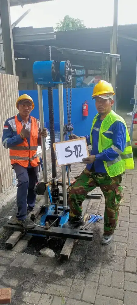 Sondir test (kekerasan tanah)