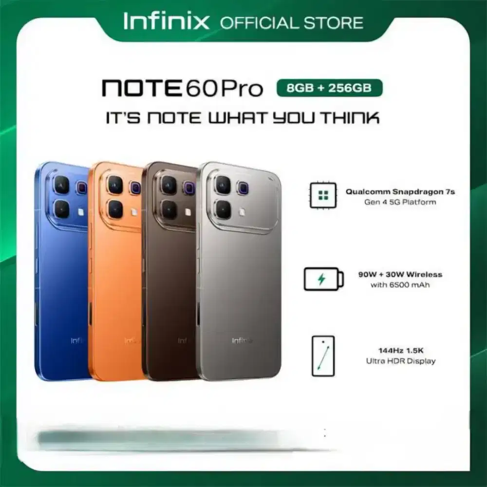 Infinix Note 60 Pro 8Gb/256Gb Kredit Free 1x cicilan