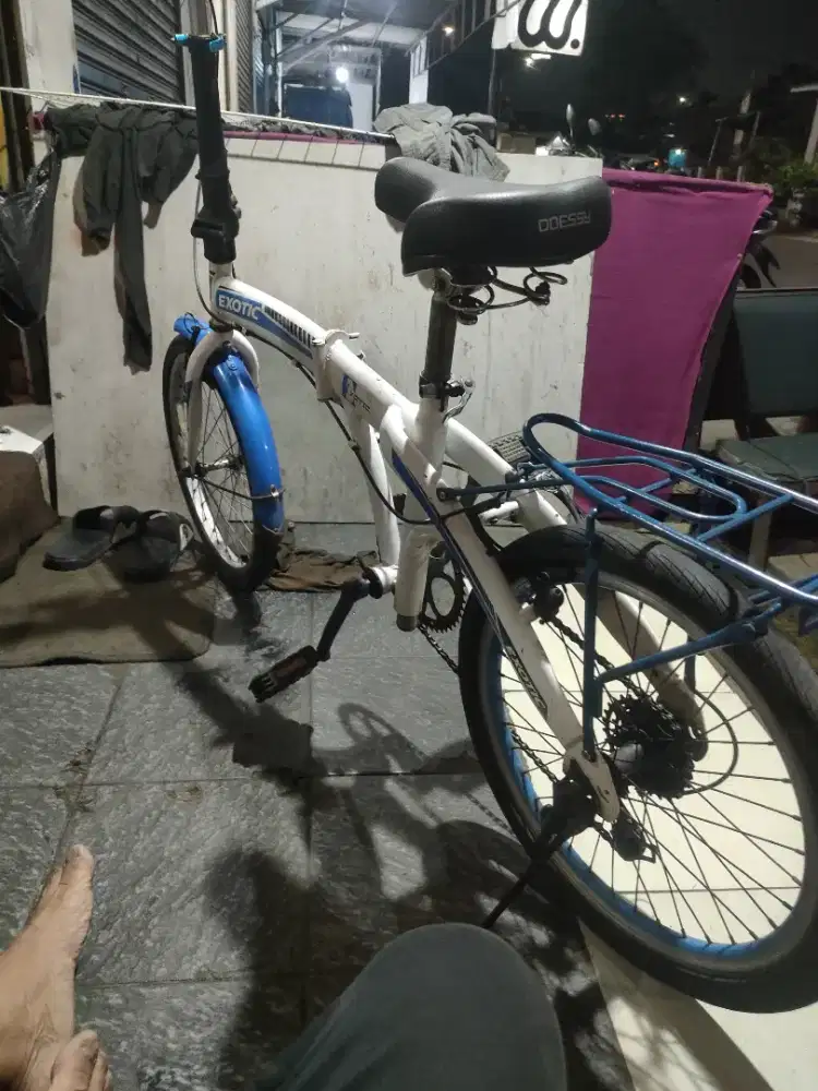 Sepeda lipat merk Exotic r 20 speed 6 semua normal 300rb saja ya