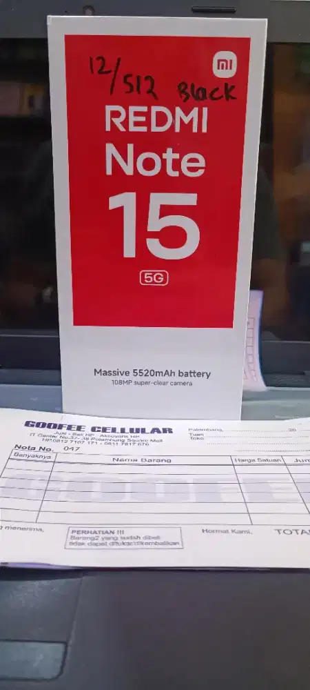 Xiaomi Redmi Note 15 5G 8/128 & 8/256 resmi
