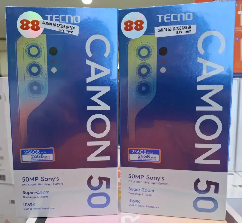 Tecno Camon 50 12Gb/256Gb Kredit Free admin