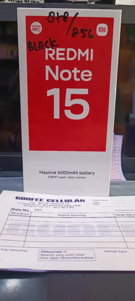 Xiaomi Redmi Note 15 4G 8/128 & 8/256 resmi