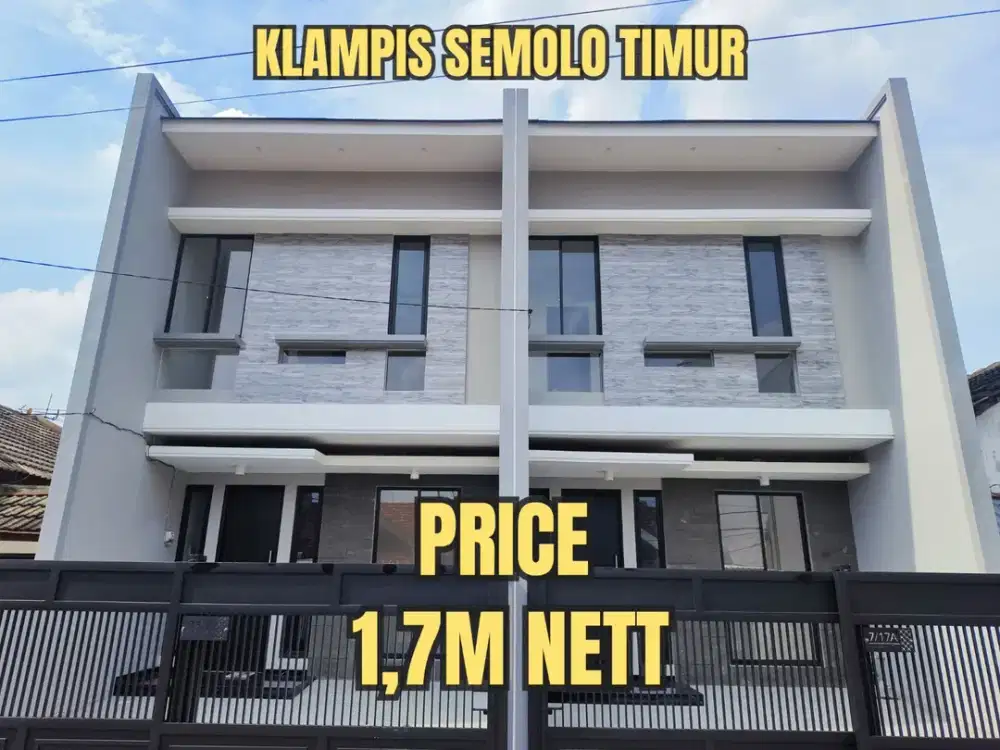 ‼️TURUN HARGA, BARU GRESS ‼️RUMAH KLAMPIS SEMOLO DEKAT WISMA MUKTI SEMOLOWARU MANYAR NGINDEN. SELANGKAH SUPERMARKET HOKKY dan MERR, SURABAYA TIMUR