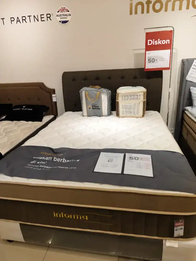 PROMO CICILAN SPRINGBED BELGIO NO DP UK 120 X 200