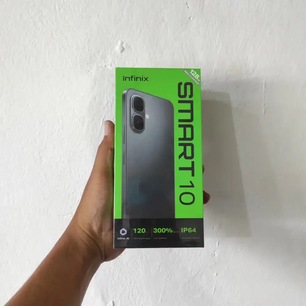 [ Fast respon WA ] Infinix Smart 10 4+4/128 Garansi resmi 1thn