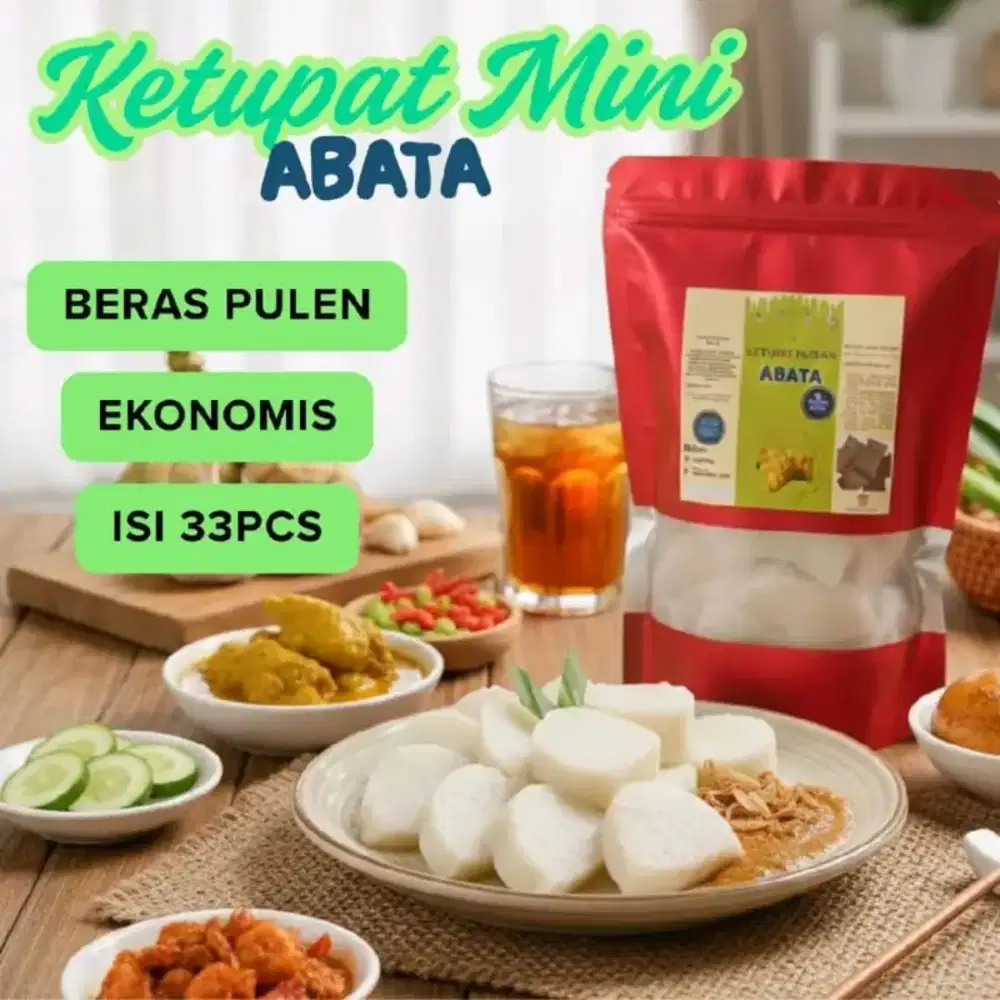 Ketupat Mini ABATA 1Pouch Isi 30+3pcs