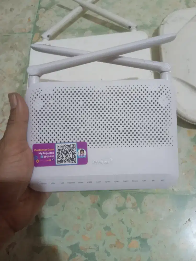 Router Fiberhome normal. Cek sepuasnya nego