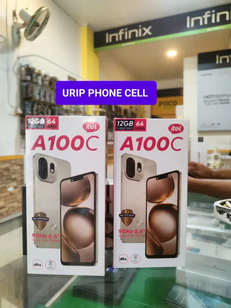 ITEL A100C 4/64 promo+bonus cash & credit garansi Resmi