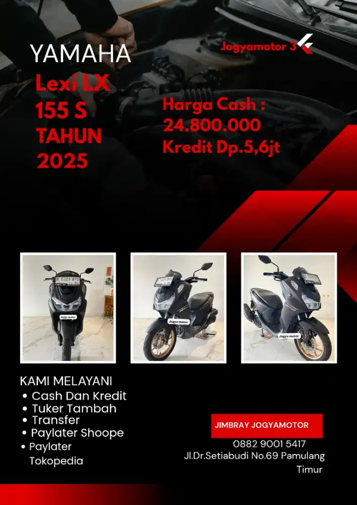 A-Yamaha Lexi LX S 155 Tahun 2025