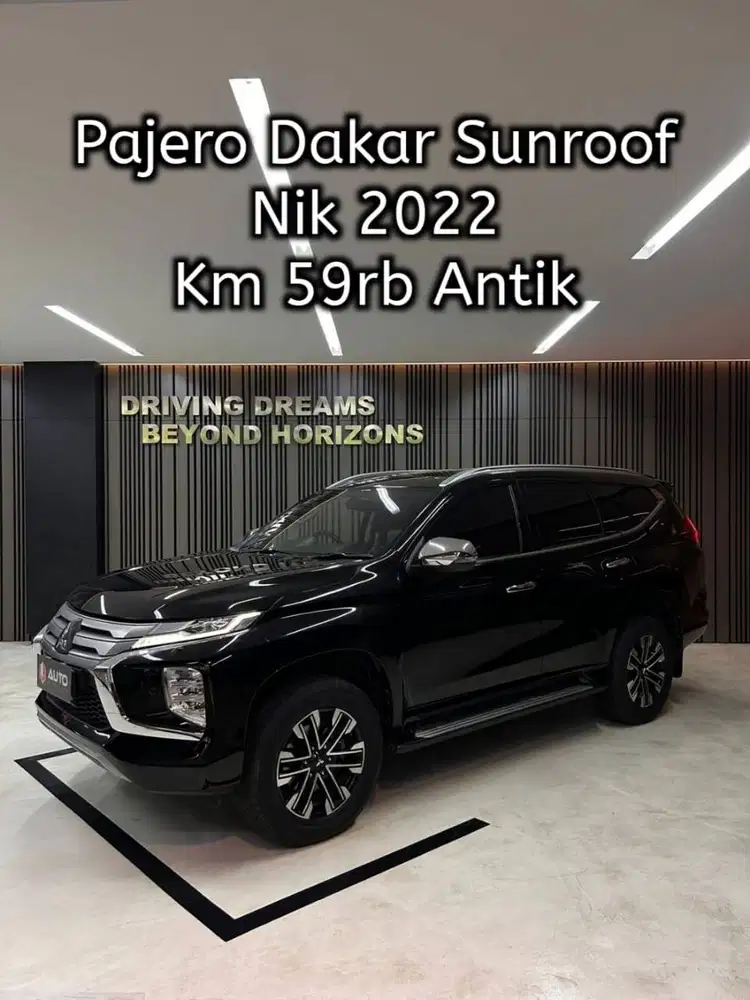 Mitsubishi Pajero Sport Dakar 4x2 2022 Hitam Diesel AT Km59rb B2756SJF
