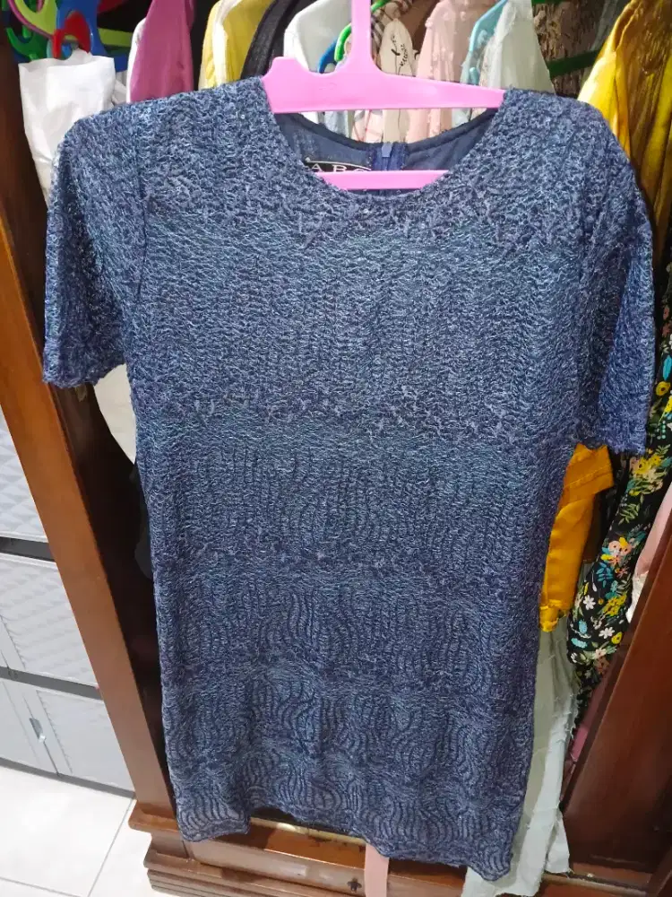 Dress Navy cantik