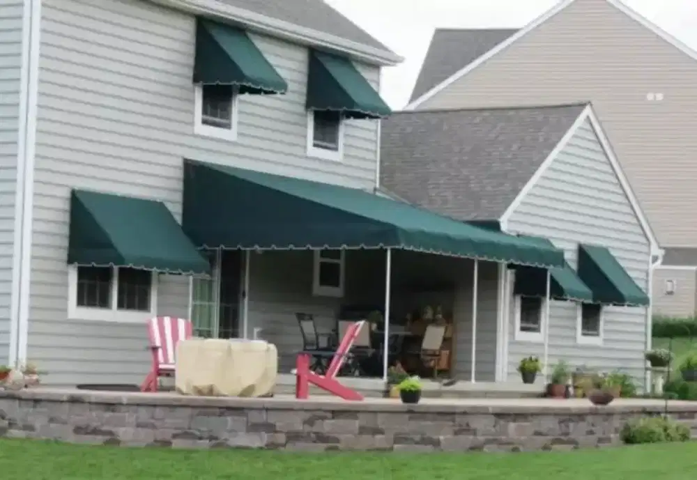 Jasa pasang kanopi kain awning depok