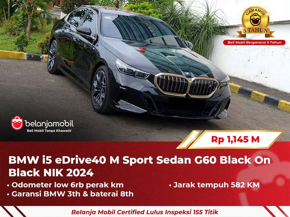 [ LOW KM 6RB ] BMW i5 i 5 eDrive 40 eDrive40 M Sport G60 2024/2025