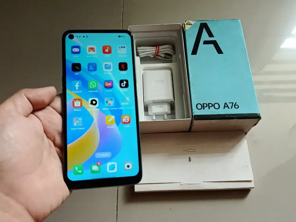 OPPO A76 RAM 6GB +4GB / 128GB 4G 6.56in Finger 5000Mah Snapdragon 680
