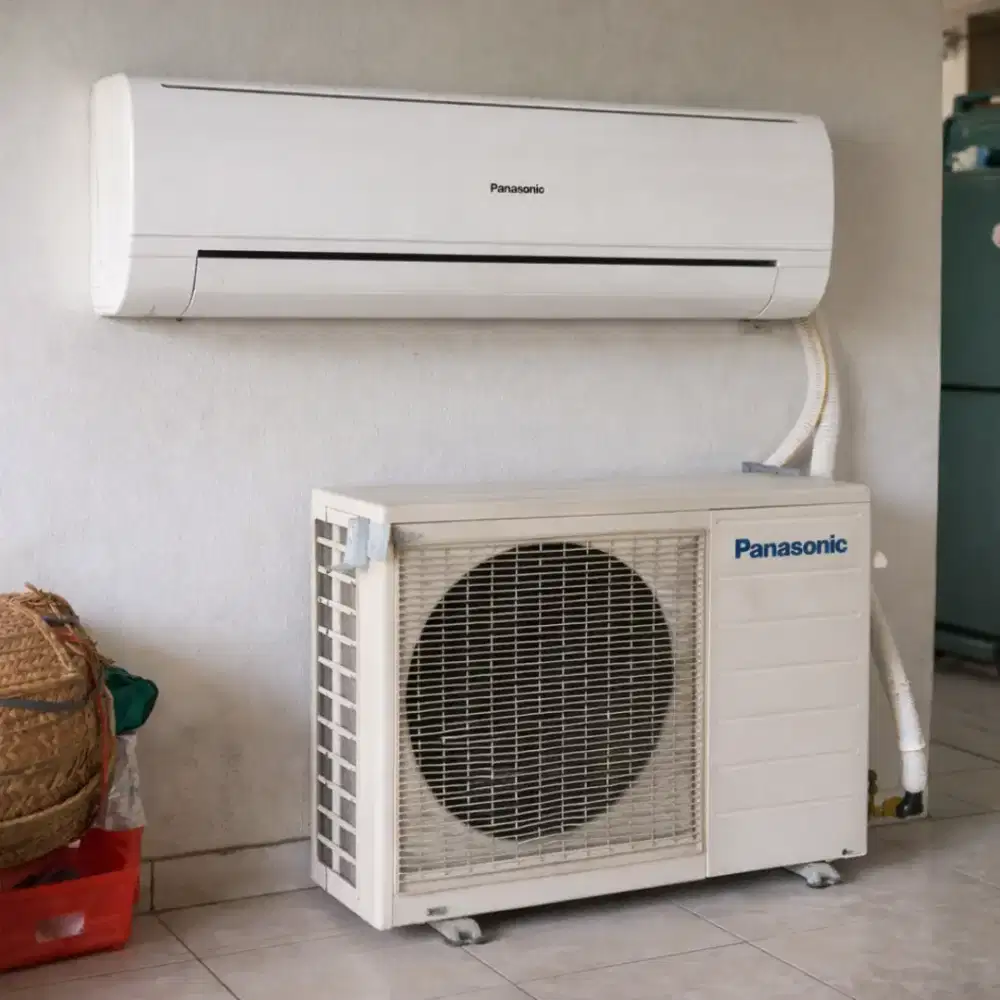 AC Panasonic 2PK CU-PC18PKP Original Bekas layak baru Normal Dingin