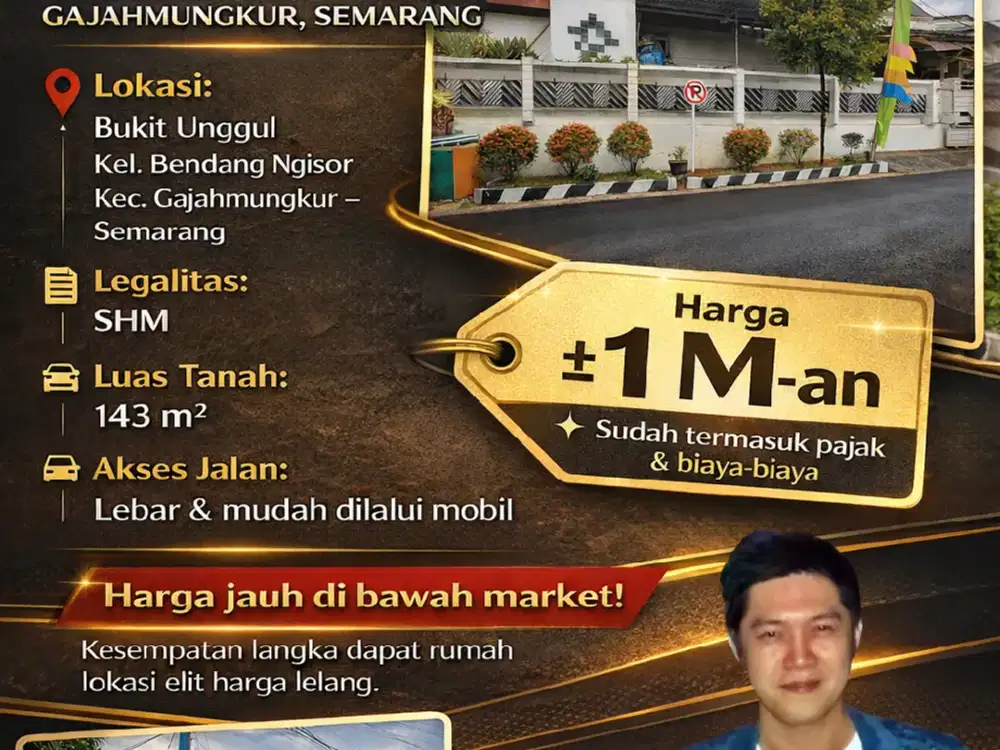 Termurah Unit Langka Rumah Selangkah Dari Jalan Raya Papandayan dan Kelud Raya Sampangan,dekat Kampus  dekat Pusat Kota lokasi strategis jalan lebar lingkungan tenang dan nyaman cocok untuk hunian pribadi atau kos kos an atau mess atau kantor maupun tempa