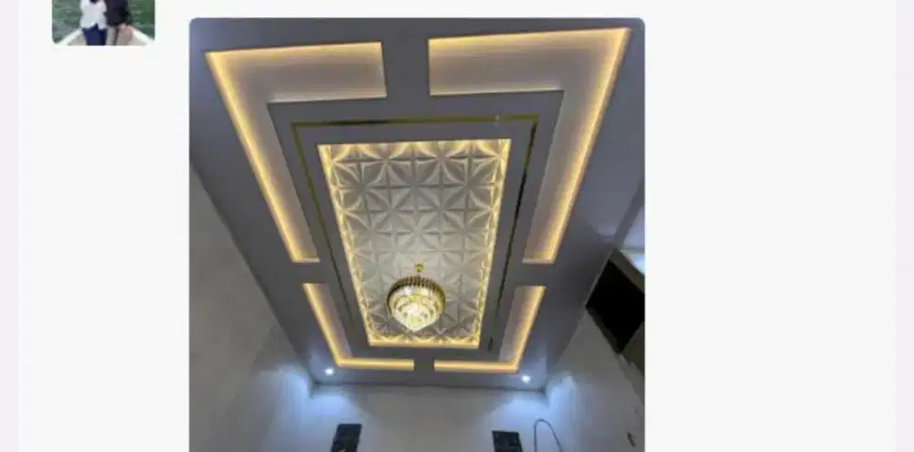 Menerima pemasangan plafon PVC