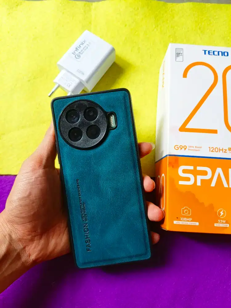 Tecno spark 20 pro plus 8+8/256 | lengkap | Harga net | layar lengkung