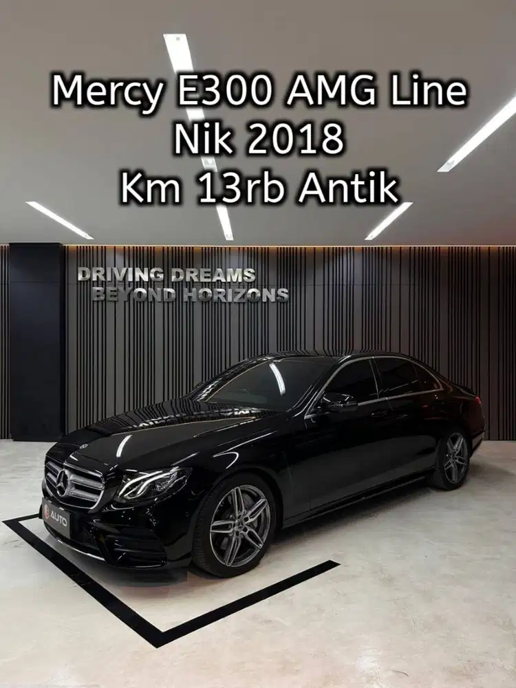 Mercedes Benz E300 AMG 2018 Hitam Mercy Km13rb B116SUS