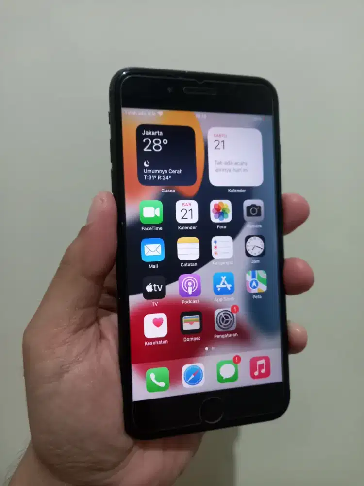 IPhone 7+ Plus Black Matte 128Gb Ex Ibox Batangan normal