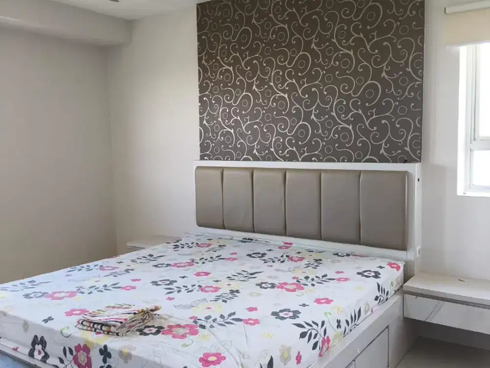 Disewakan Apartemen Puncak Kertajaya Tower B 2BR dijadikan 1BR Dkt ITS, UNAIR