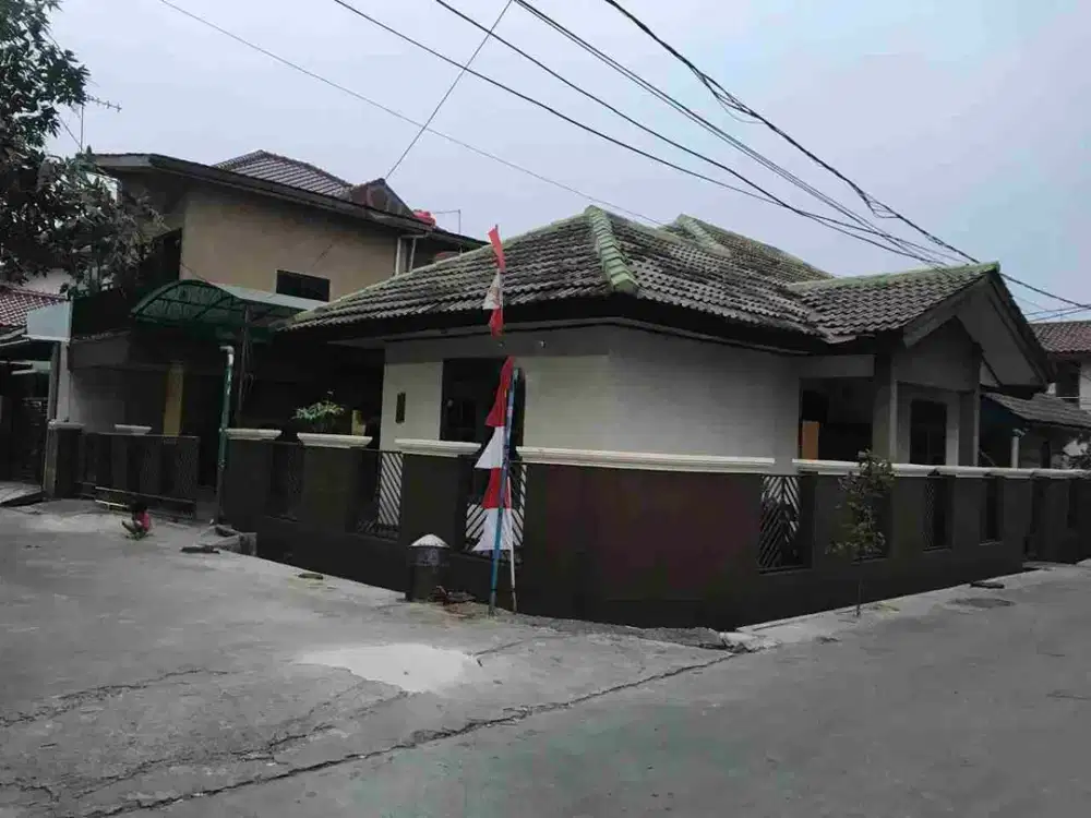 RUMAH hook murah bebas banjir di pondok pekayon indah, galaxy
