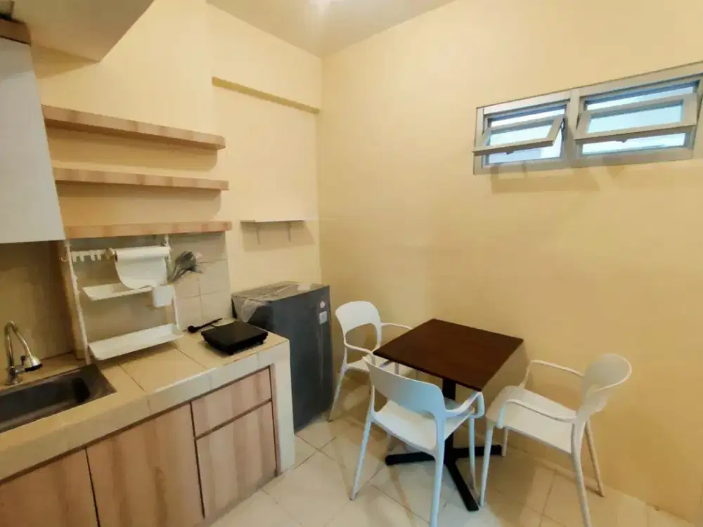 Dijual Apartemen Puncak Kertajaya Tower A 2BR Jadi 1 Minimalis