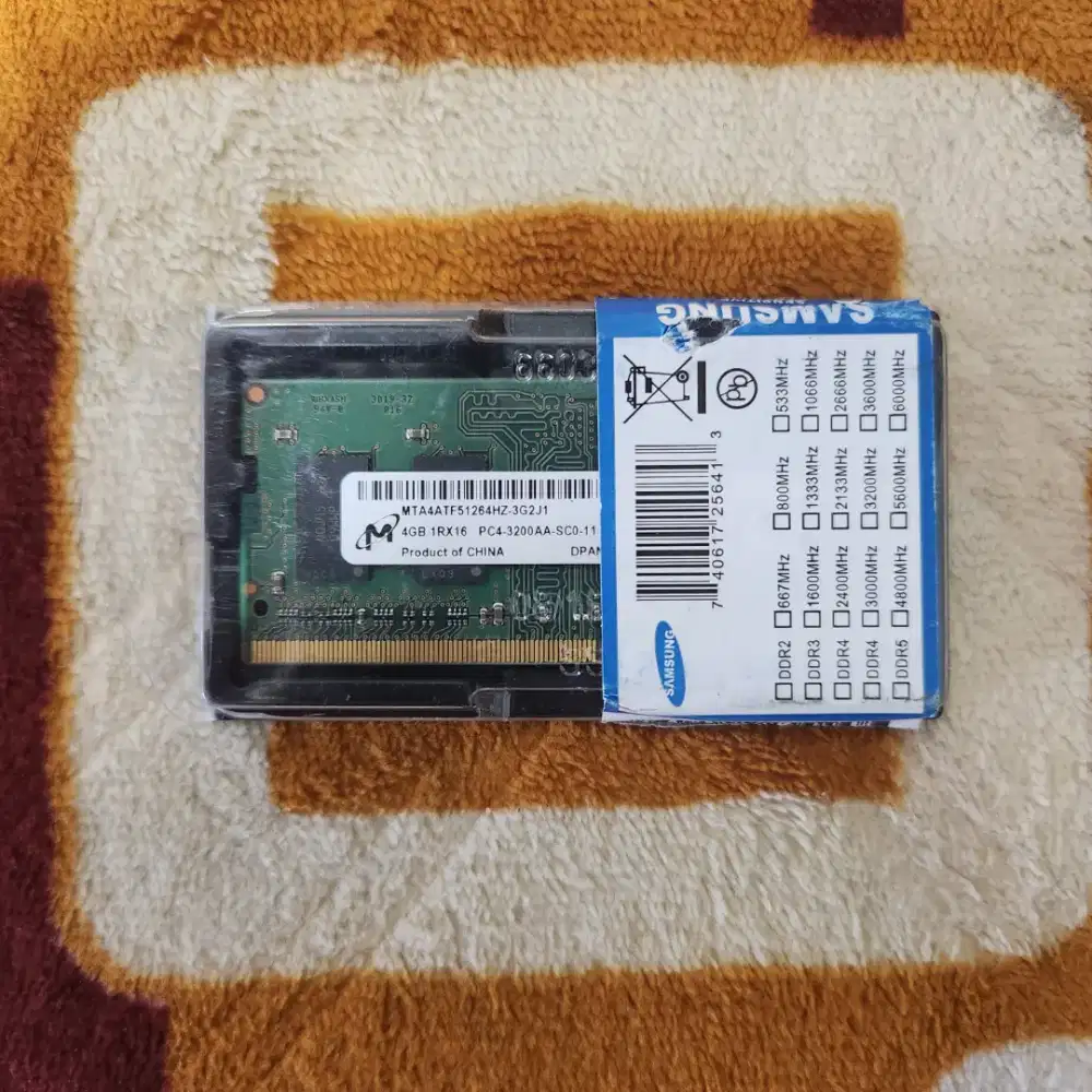 Ram Laptop DDR 4 Ukuran 4GB