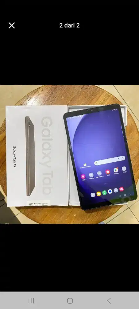 SAMSUNG TAB A9 LTE 2023
Layar 9inc,ram 4+4/64, kartu allop 4G,