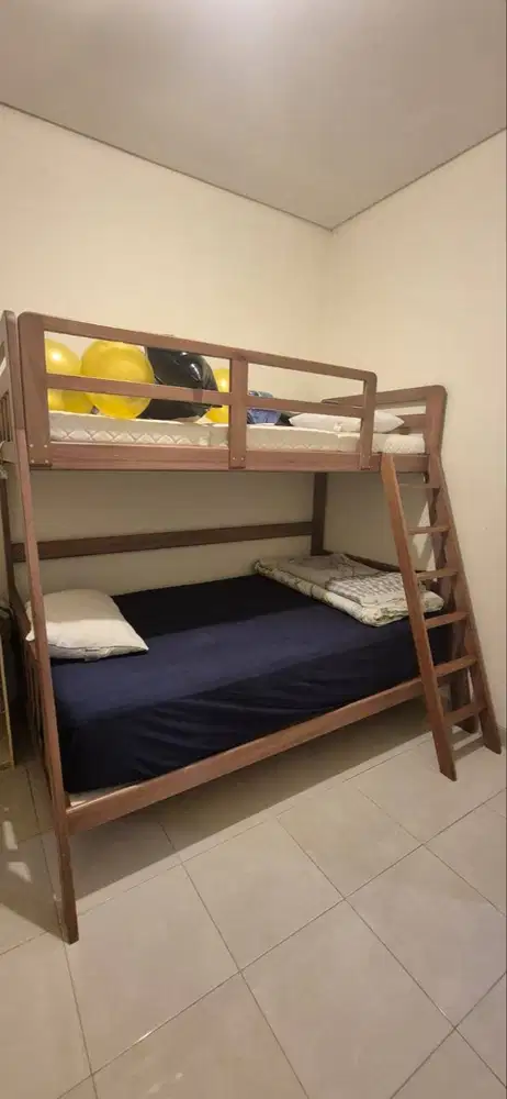 Kasur Tingkat kayu solid 120x200 dan 90x200