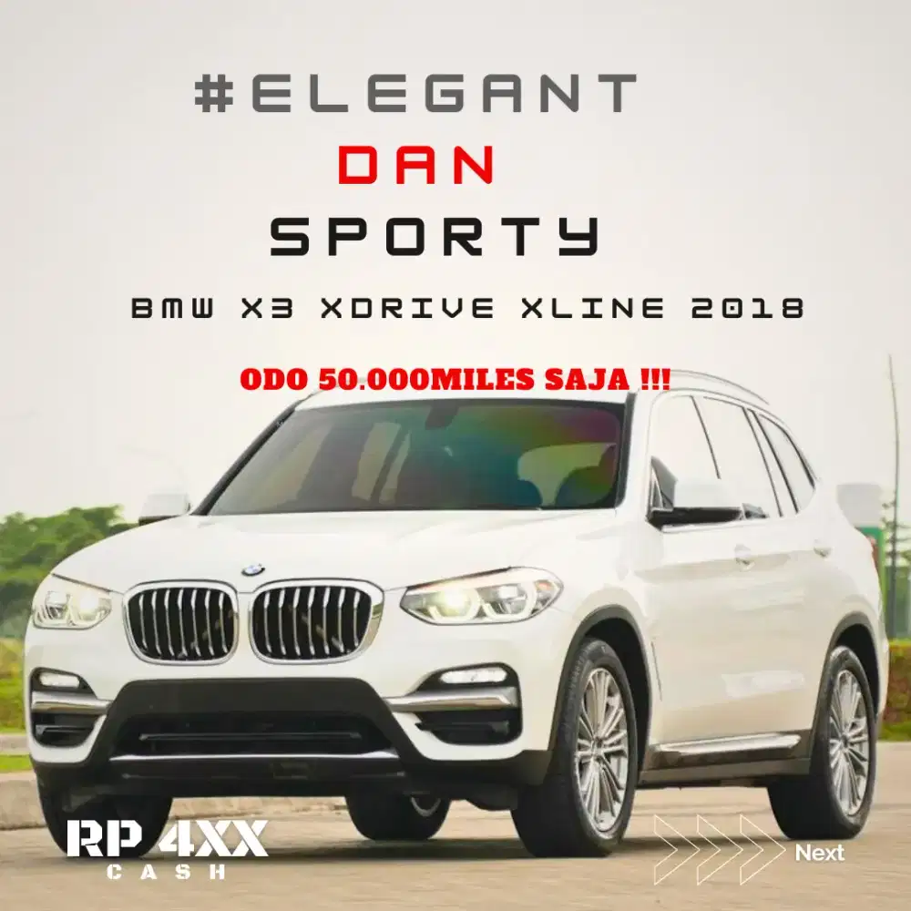 [PANORAMIC] BMW X3 XLINE XDRIVE 2018 / 2019