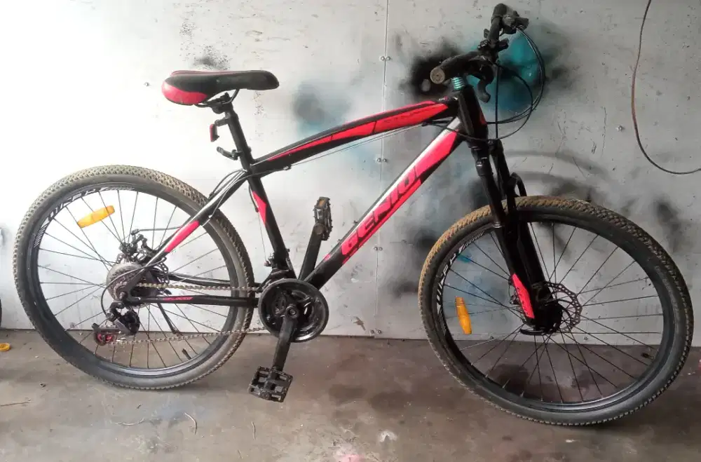 Sepeda mtb 26in speed 3x7 genio ori