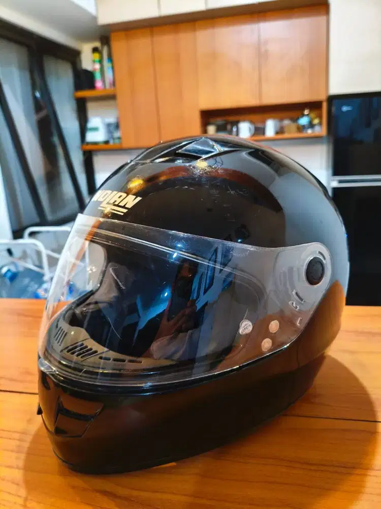 Helm Fullface Full Face NOLAN N62 Size XXL Hitam Glossy Original Murah