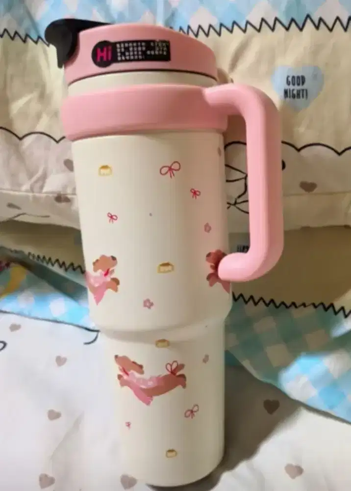 Tumbler Stainless Pink Bekas Gratis Kondisi 70%