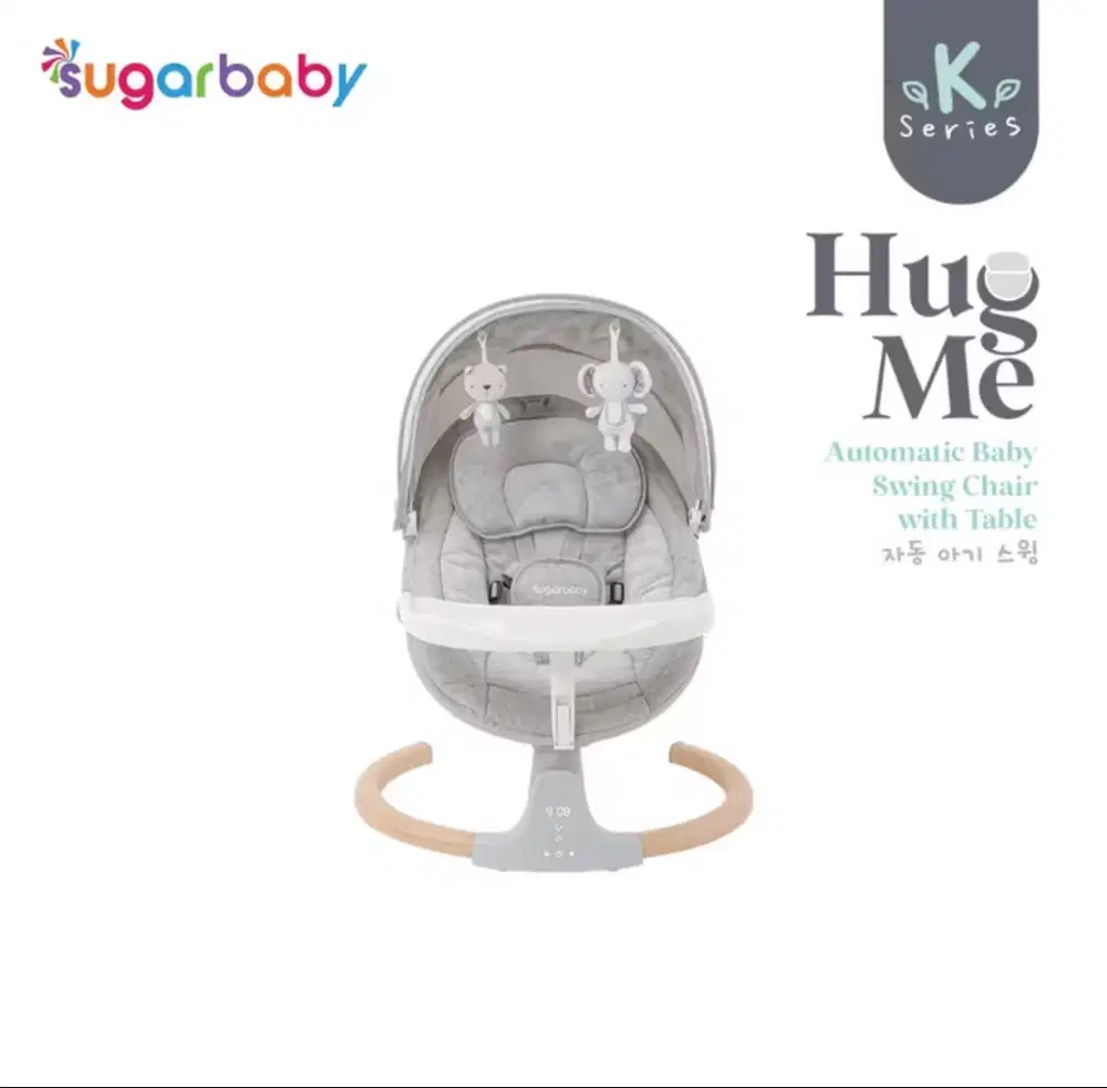 Preloved Bouncer Sugar Baby Hug Me K Series With Table