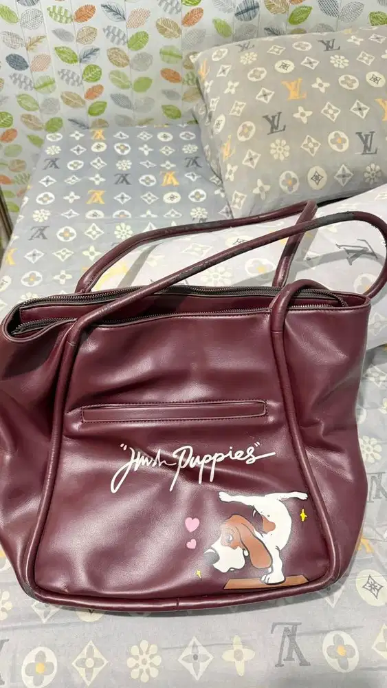 Tas Hush Puppies Maroon