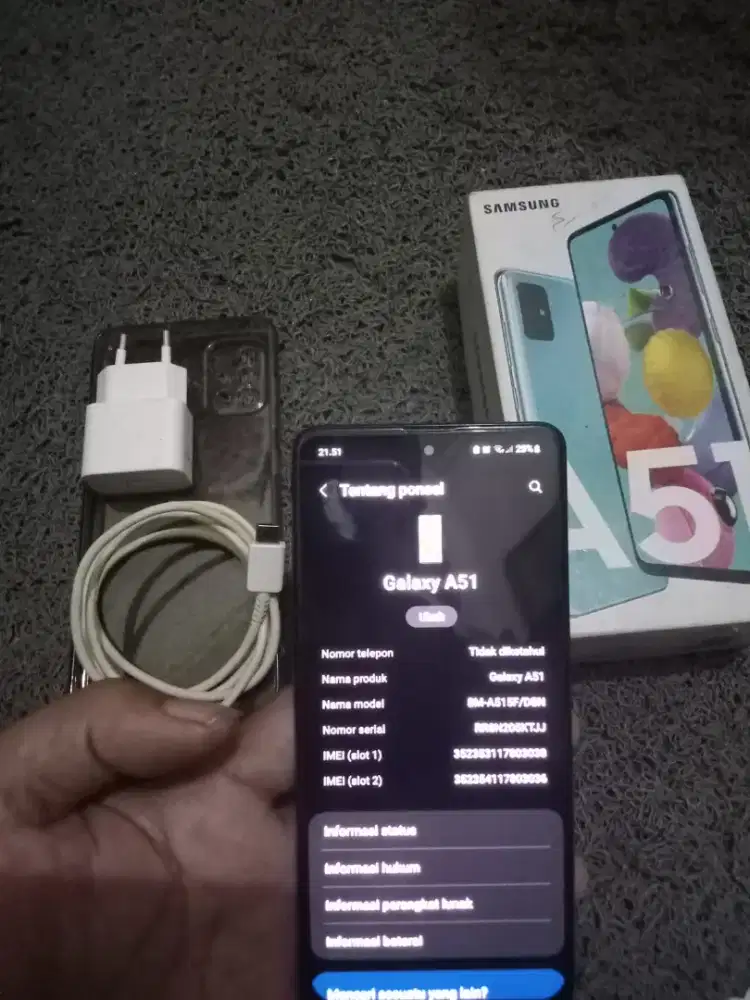 Samsung A51 6/128 Normal siap pakai orian
