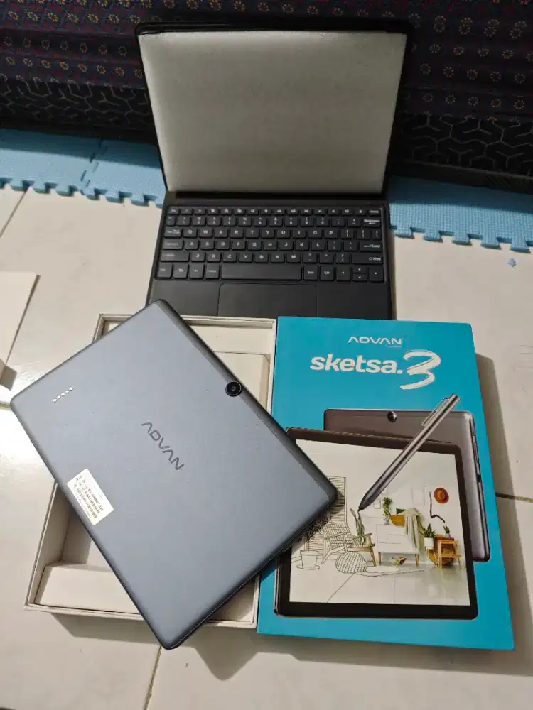 Tab Advan Sketsa 3 Ram 6/128GB Fullset Original