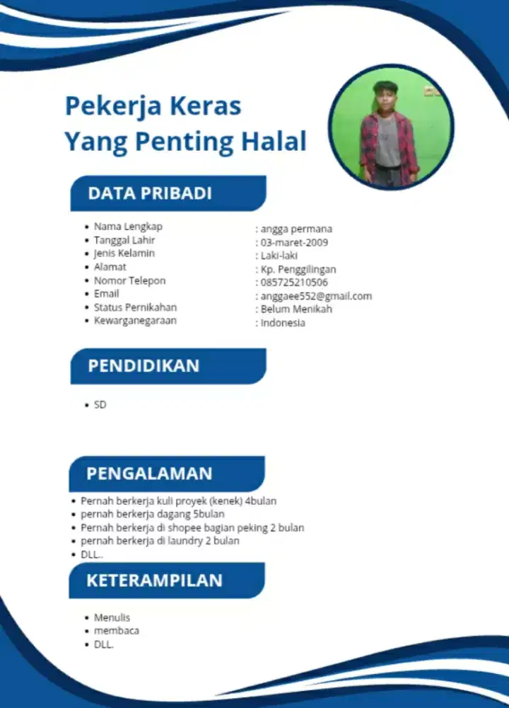 Nyari pekerjaan apa Saja Yang Penting Halal