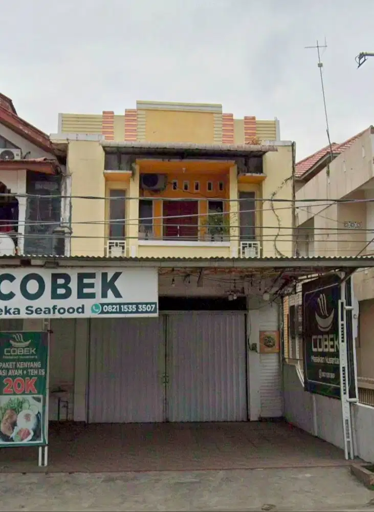 Dijual 1 Petak Ruko, 2 1/2 tingkat Sangat cocok untuk tempat usaha