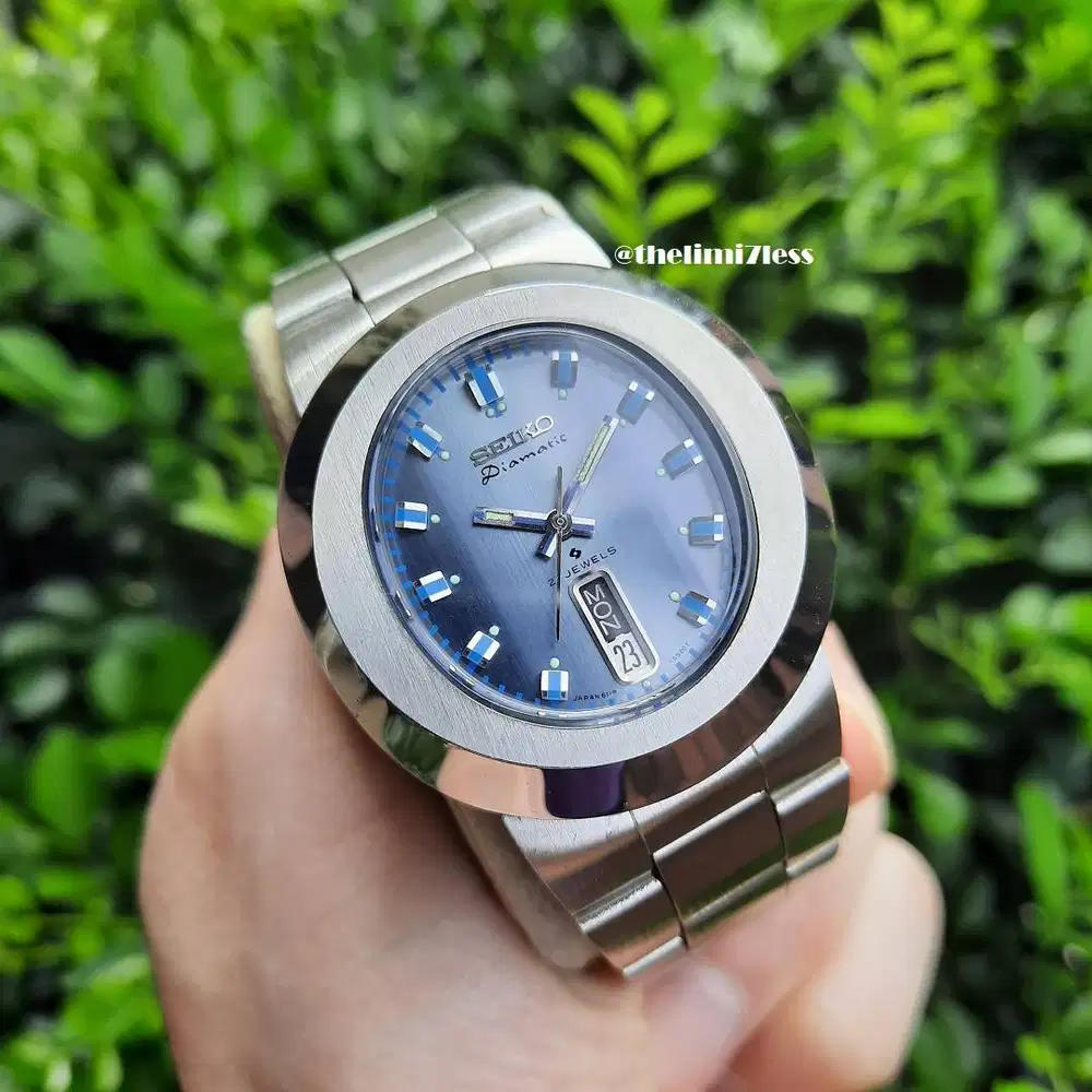 Jam tangan Seiko Diamatic day date automatic 21 jewels made in japan