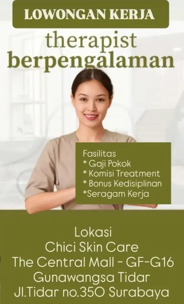 Lowongan Therapis Profesional