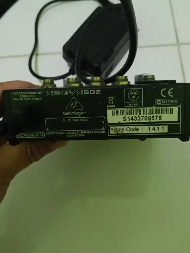 Mixer behringer xenyx 502 Original.
