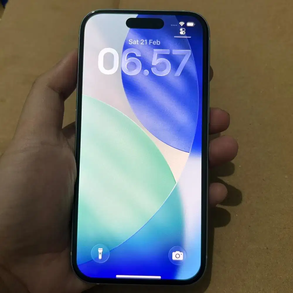 iPhone 15 128GB Blue Second ex iBox Mulus No Minus Siap Pakai