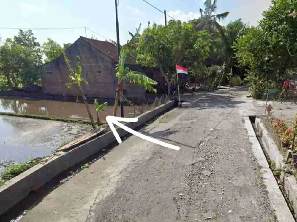 Jual Sawah Akses Jalan Aspal Lebar