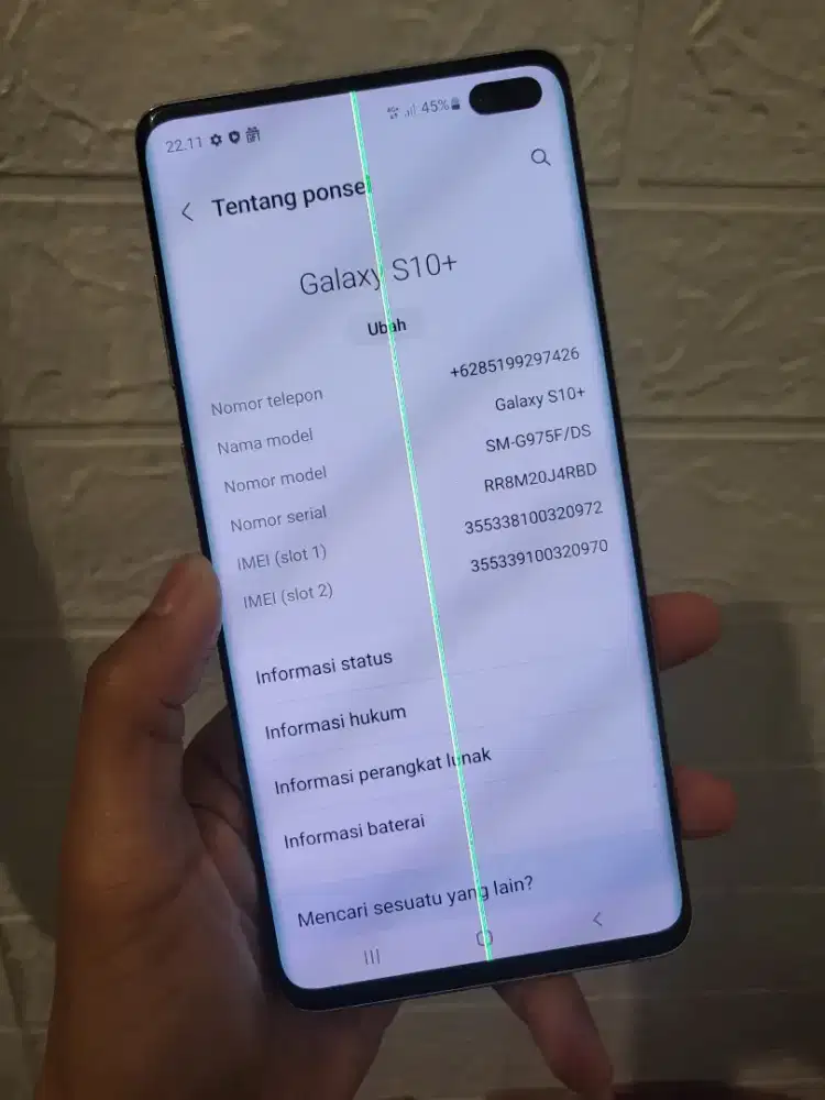 Samsung s10 plus 8/128gb